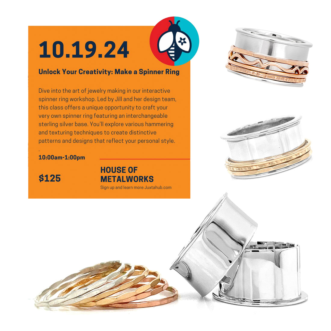 Bringing Back the Magic: Our Spinner Ring Class at Juxtahub