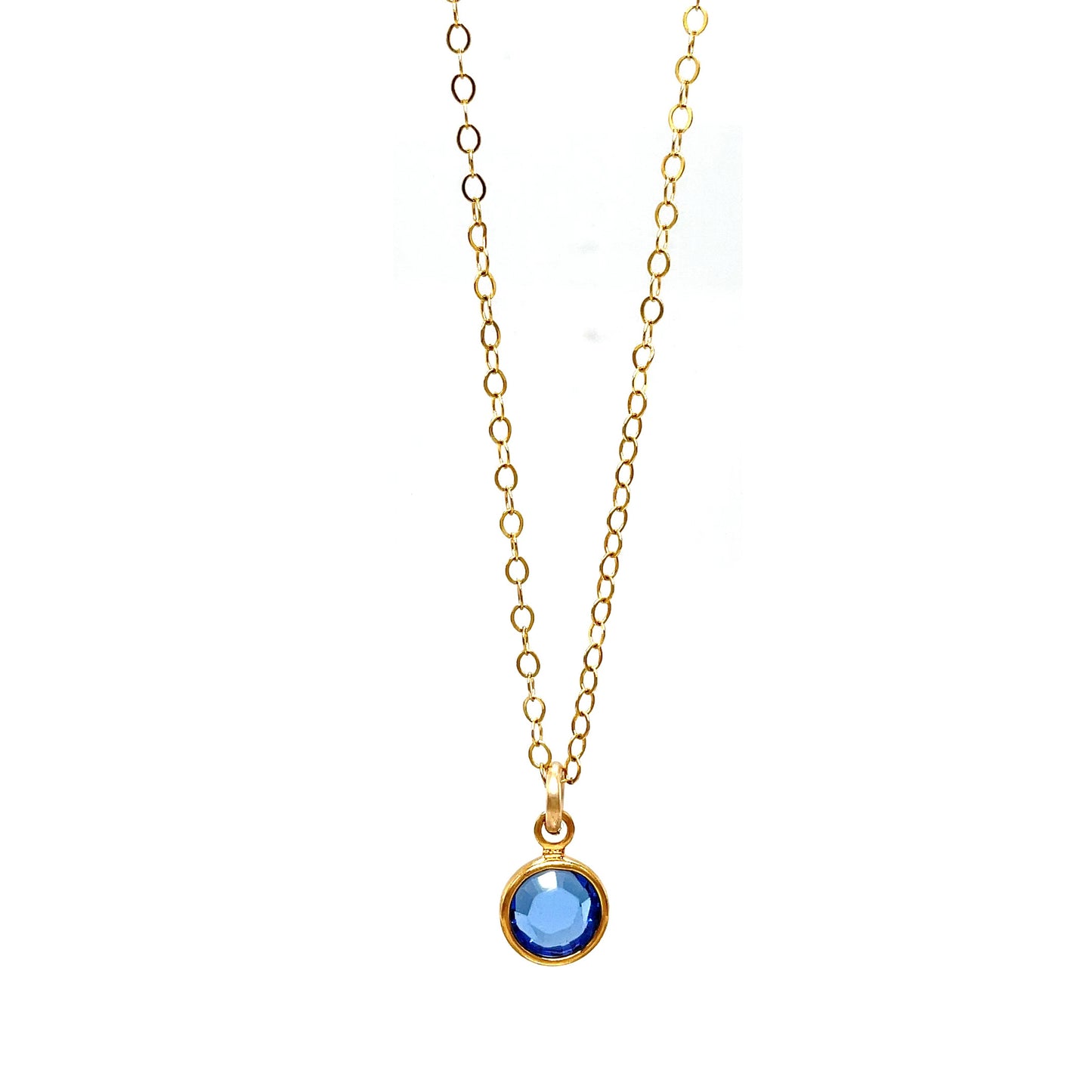 Necklace | Crystal Charm | Sapphire