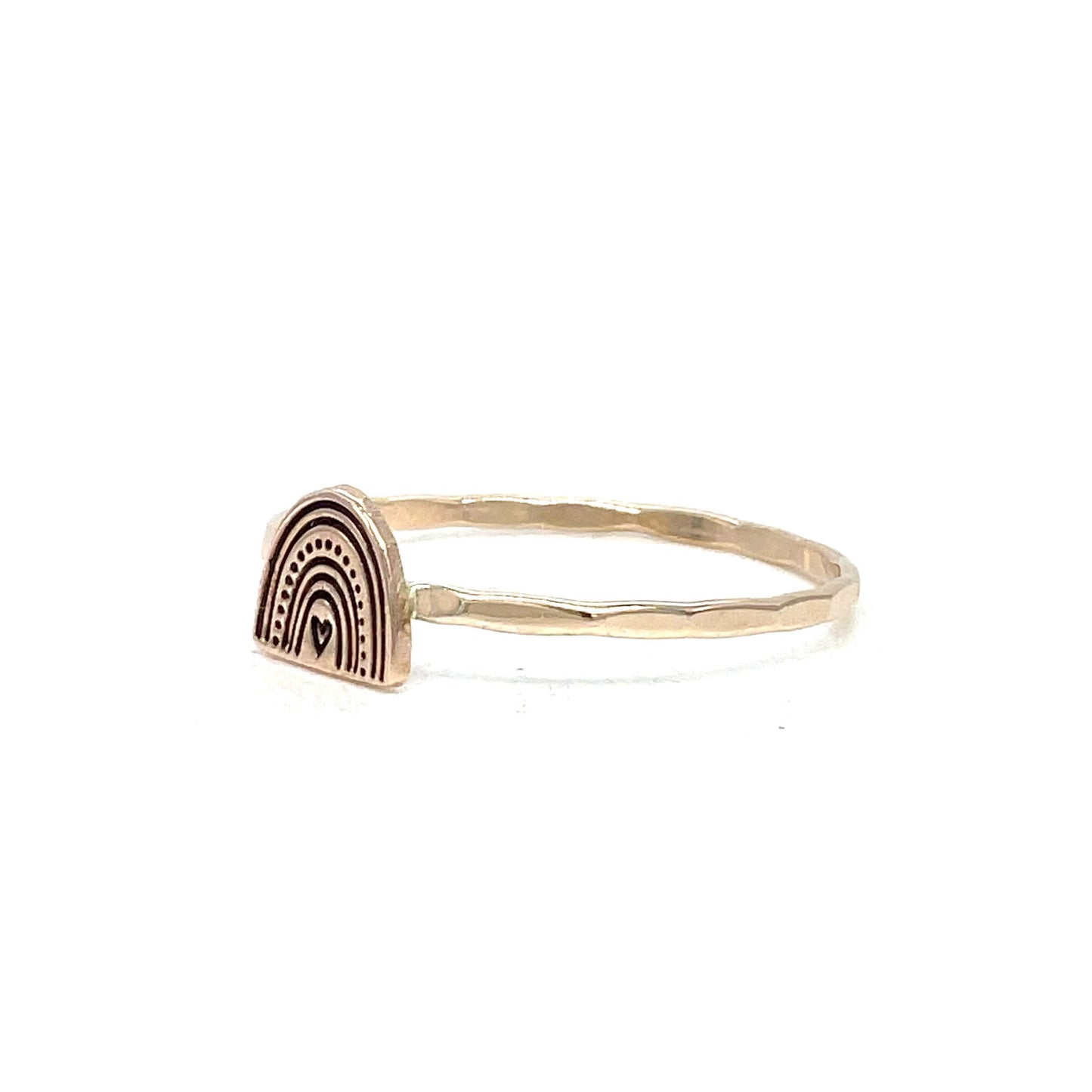 Stacking Ring | Charm Ring | Rainbow Heart