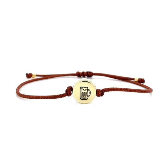 Celebrate friendship and good times with this handmade Beer Mug Charm Friendship Bracelet. This Beer Mug Charm Bracelet is hand-forged with love, perfect for friends who love craft brews and fun nights out.