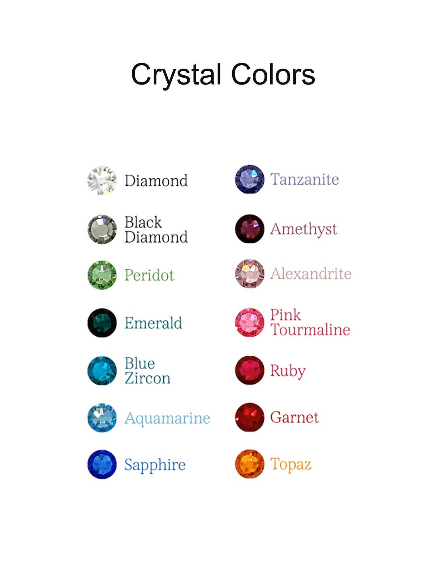 Build Your Own | Earrings | Crystal Drop Earrings