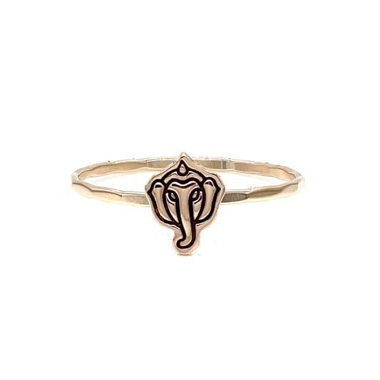 Stacking Ring | Charm Ring | Ganesha Head