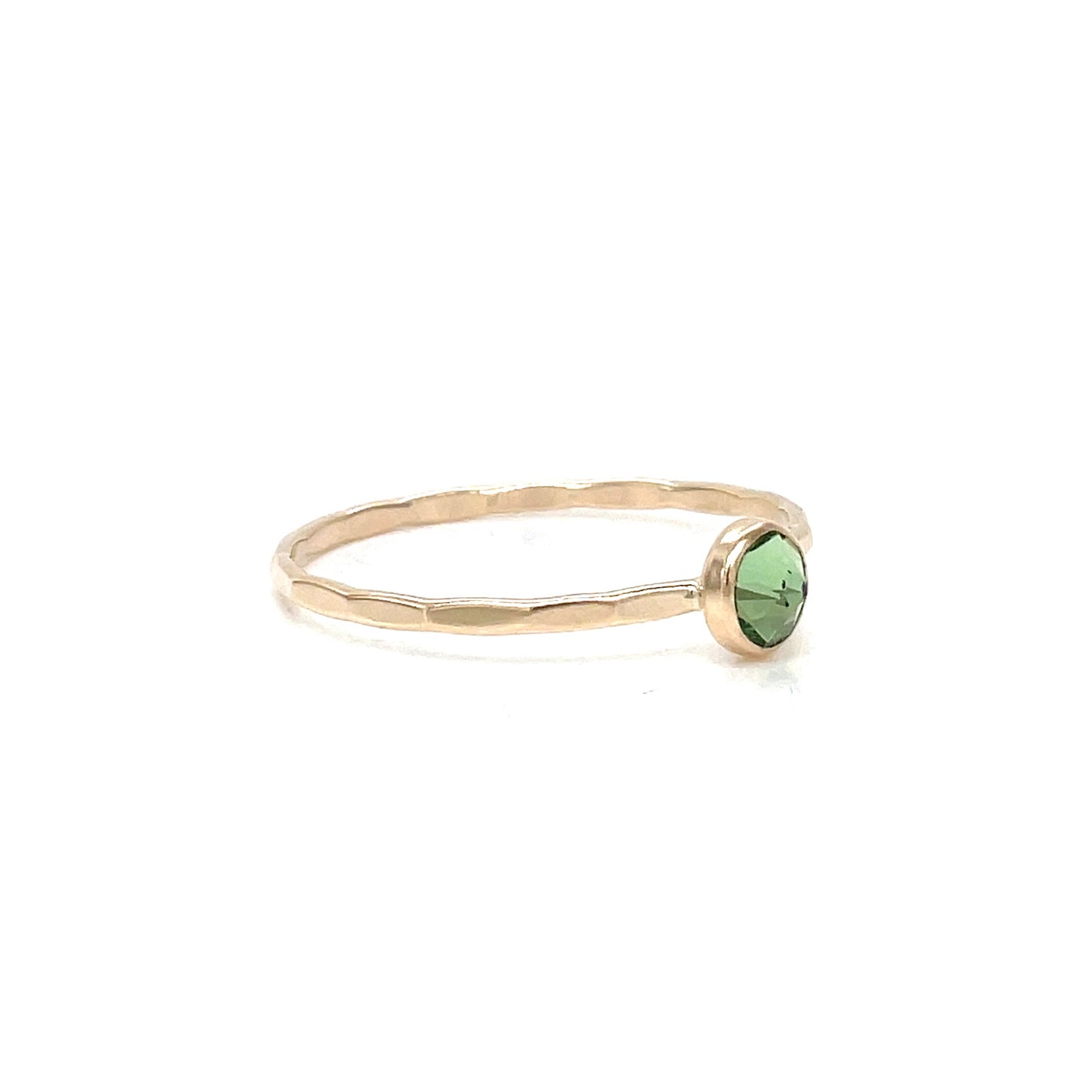 Stacking Ring | Crystal Solitaire | Peridot