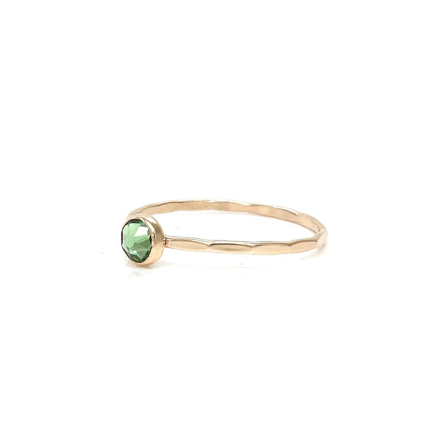 Stacking Ring | Crystal Solitaire | Peridot