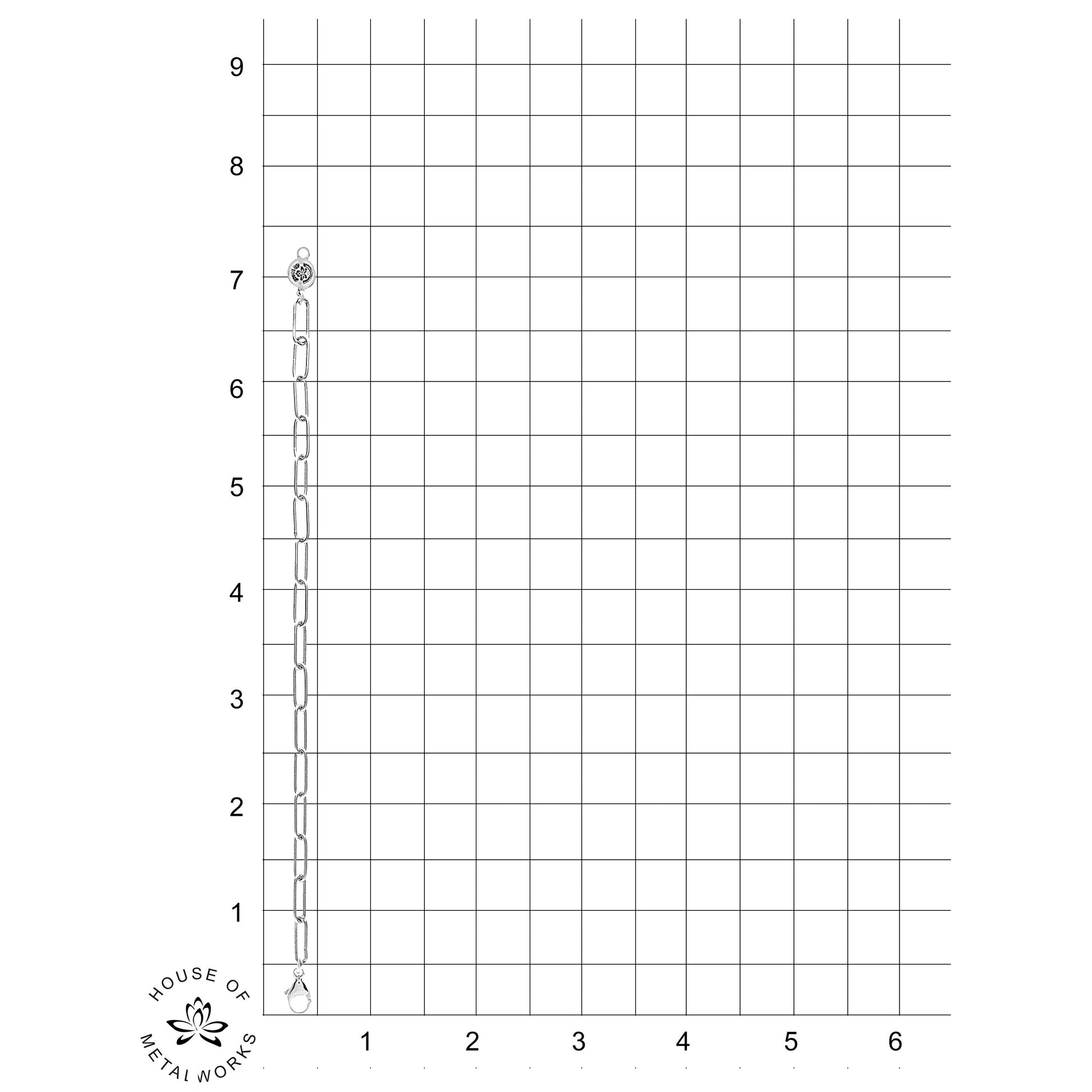 Each link of this bracelet is hand-forged, giving it a unique, artisanal look that elevates everyday style. This paperclip link bracelet sits comfortably on the wrist, offering a sleek and modern style.