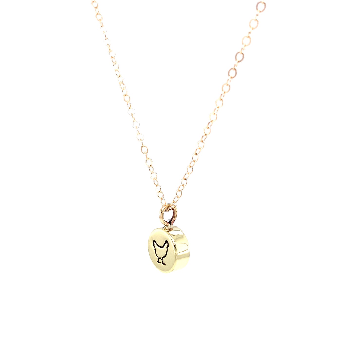 Necklace | Third Inch Bail Charm | Chicken