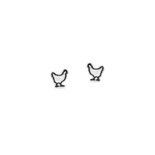 Earrings | Studs | Chicken