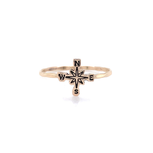 Stacking Ring | Charm Ring | Compass Rose