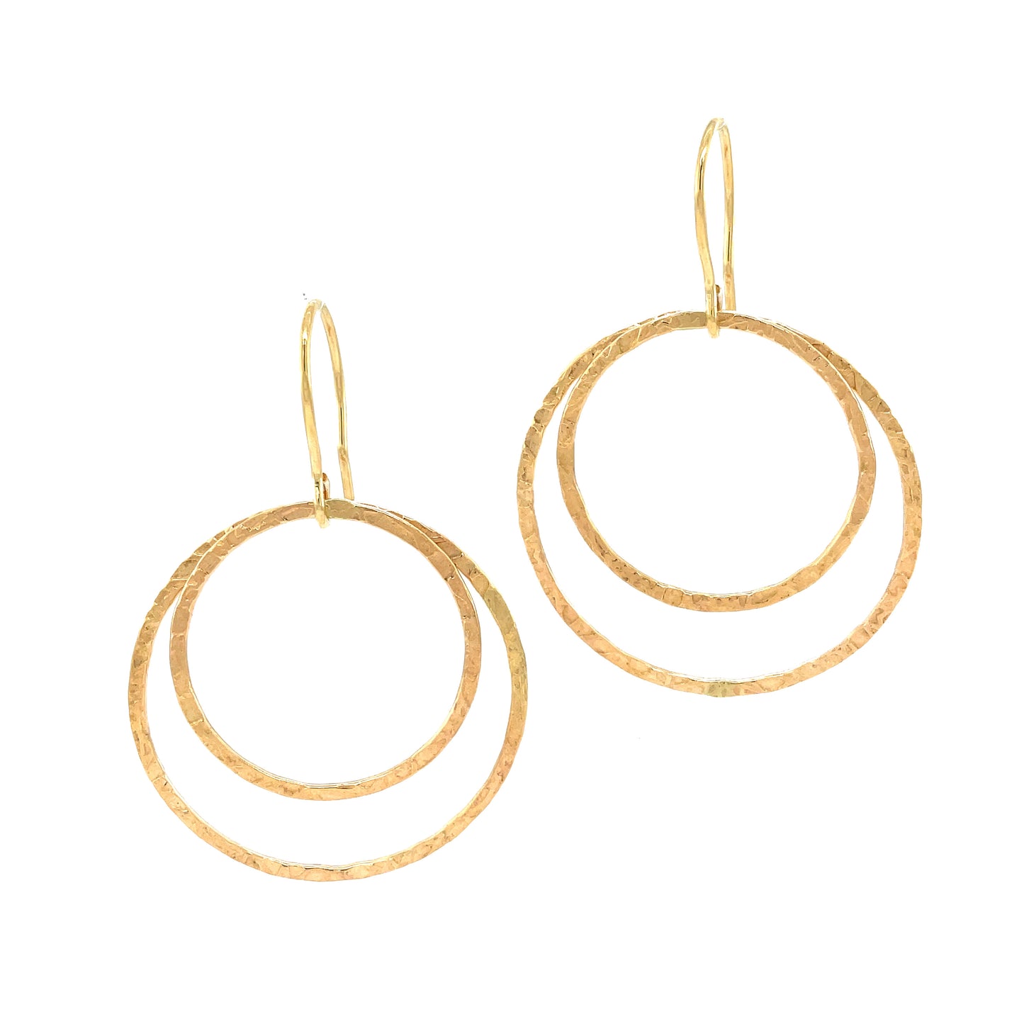 Fractal Double Circle Earrings - Retail