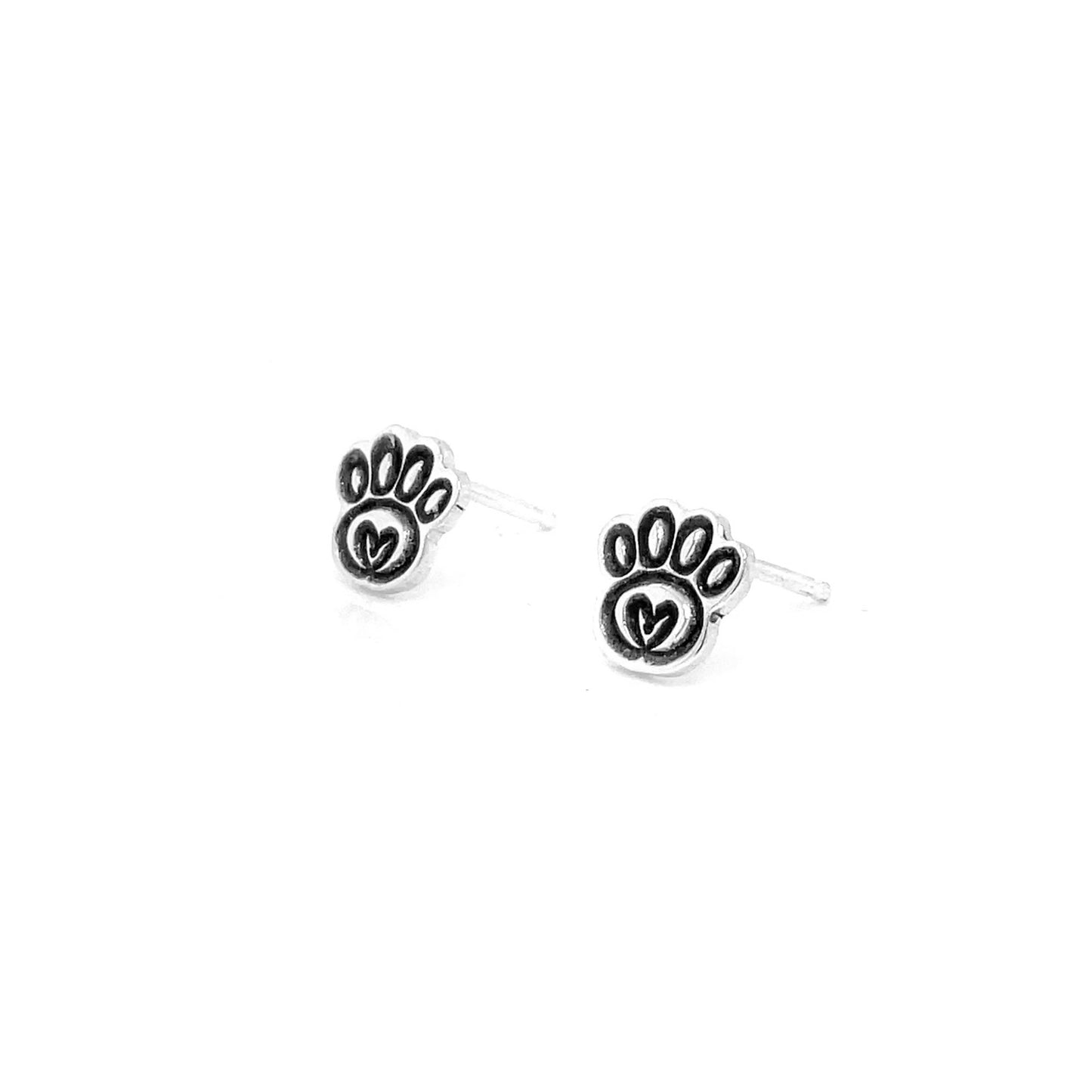 Earrings | Studs | Paw with Heart