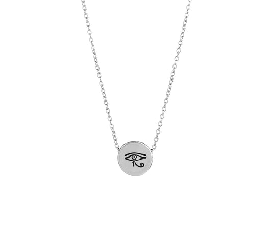 Necklace | Half Inch Sliding Charm | Eye of Horus