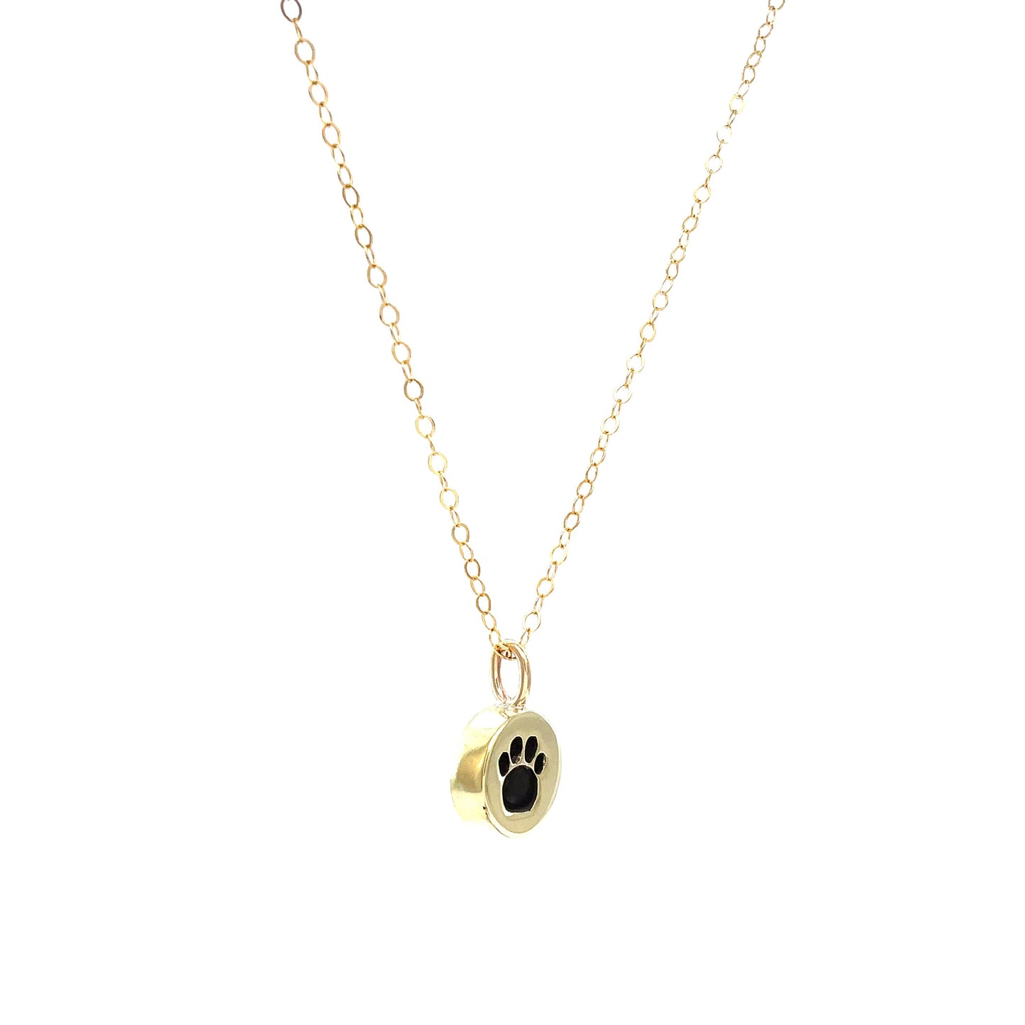 Necklace | Third Inch Bail Charm | Paw Print