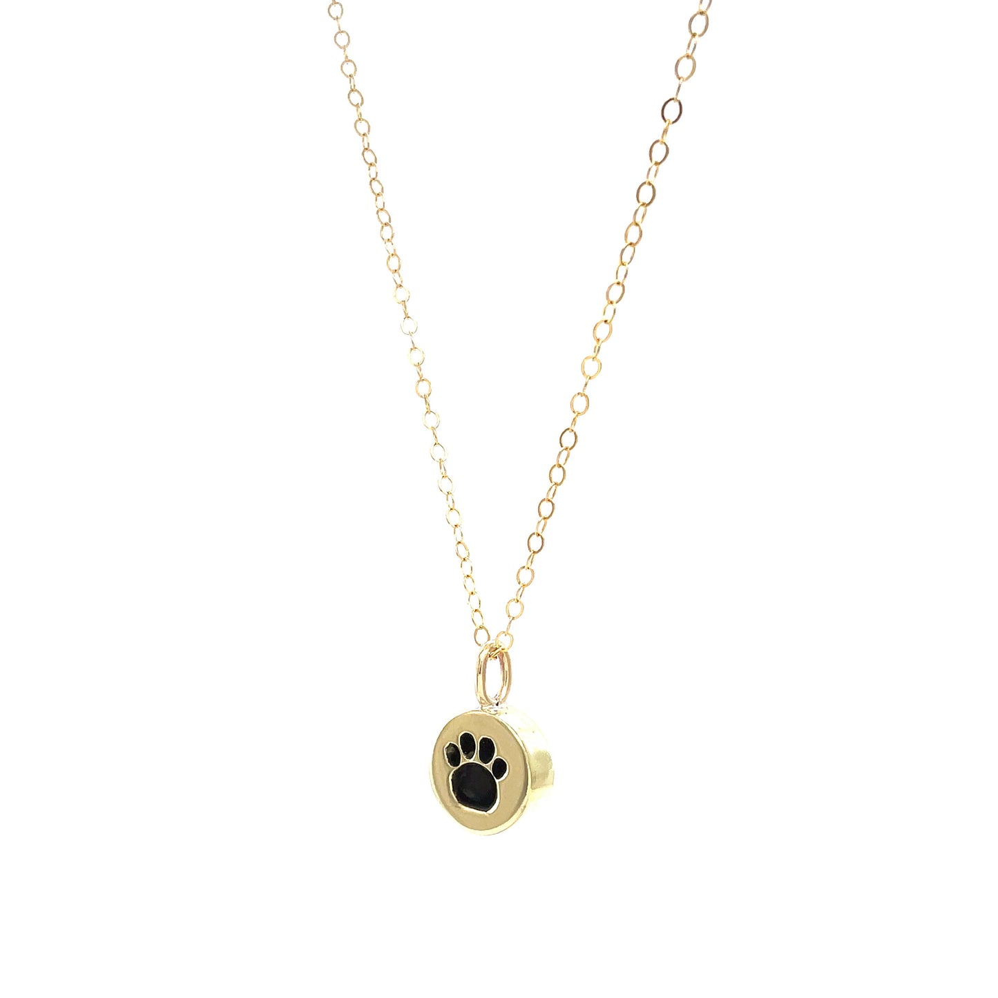 Necklace | Third Inch Bail Charm | Paw Print