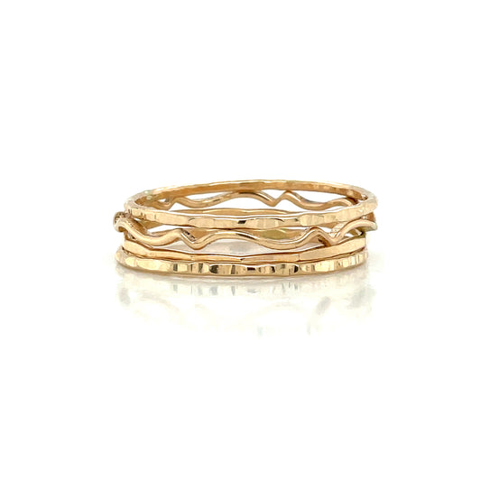 Stacking Ring Set | Shape | Wavy