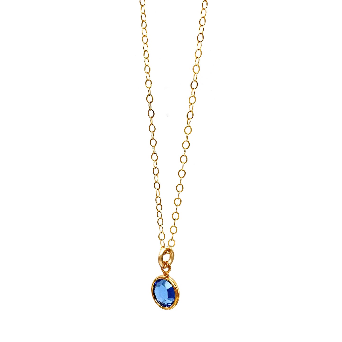 Necklace | Crystal Charm | Sapphire