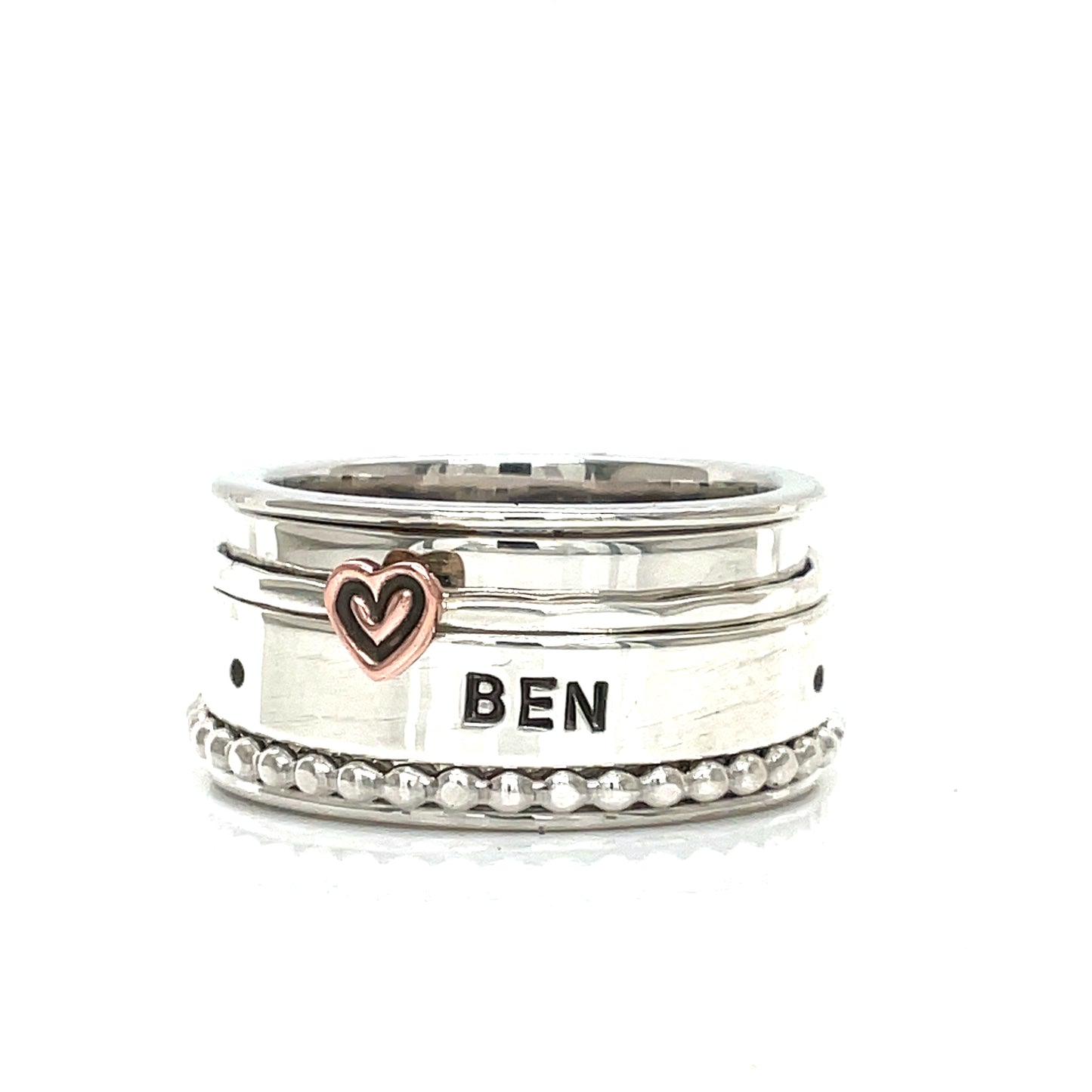 Fidget Ring | Spinner | Custom Text