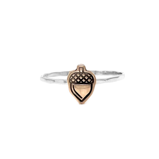 Stacking Ring | Charm Ring | Acorn