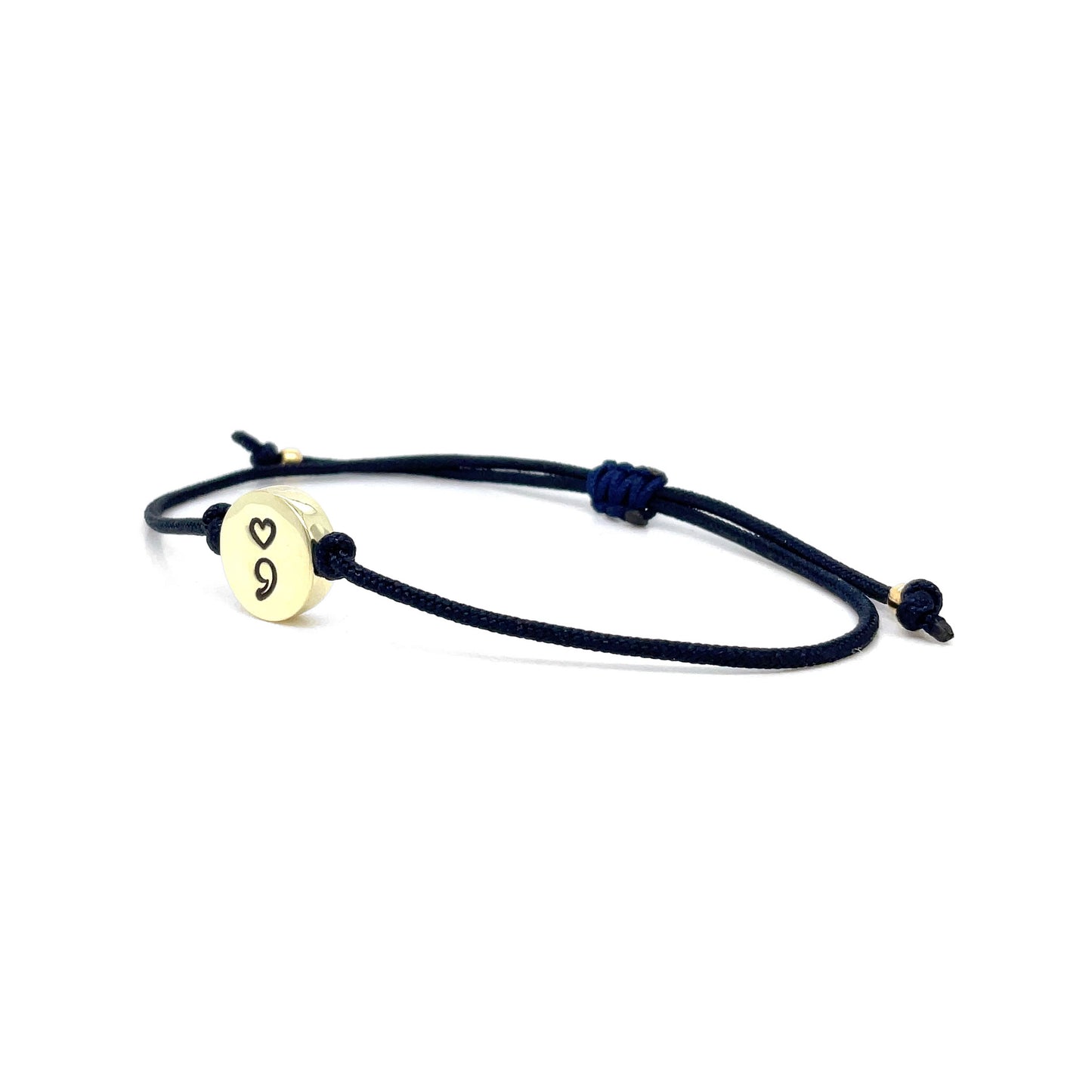 Bracelet | Small Friendship | Heart Semicolon