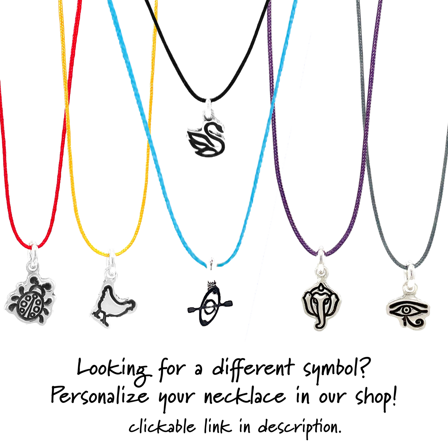 Necklace | Tiny Charm on Cord | Moth