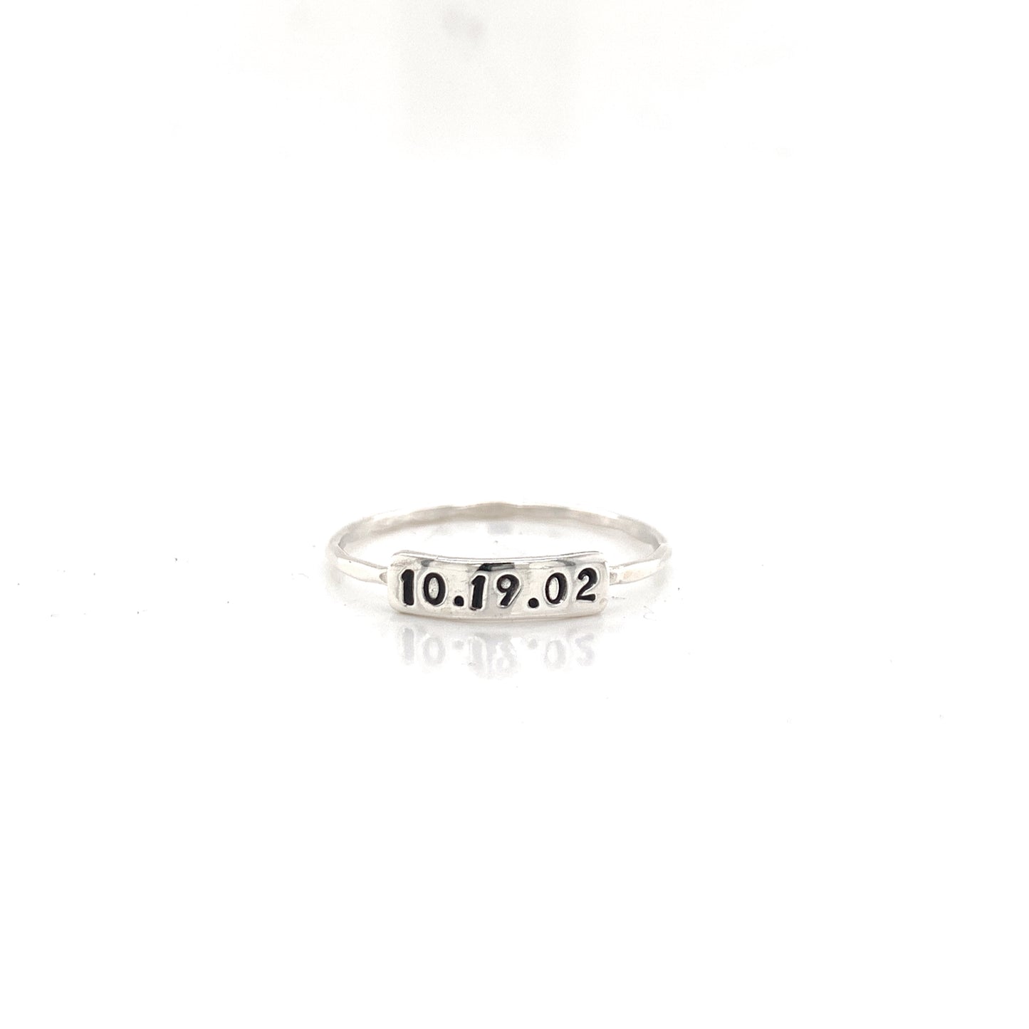 Build Your Own | Stacking Ring | Text Ring