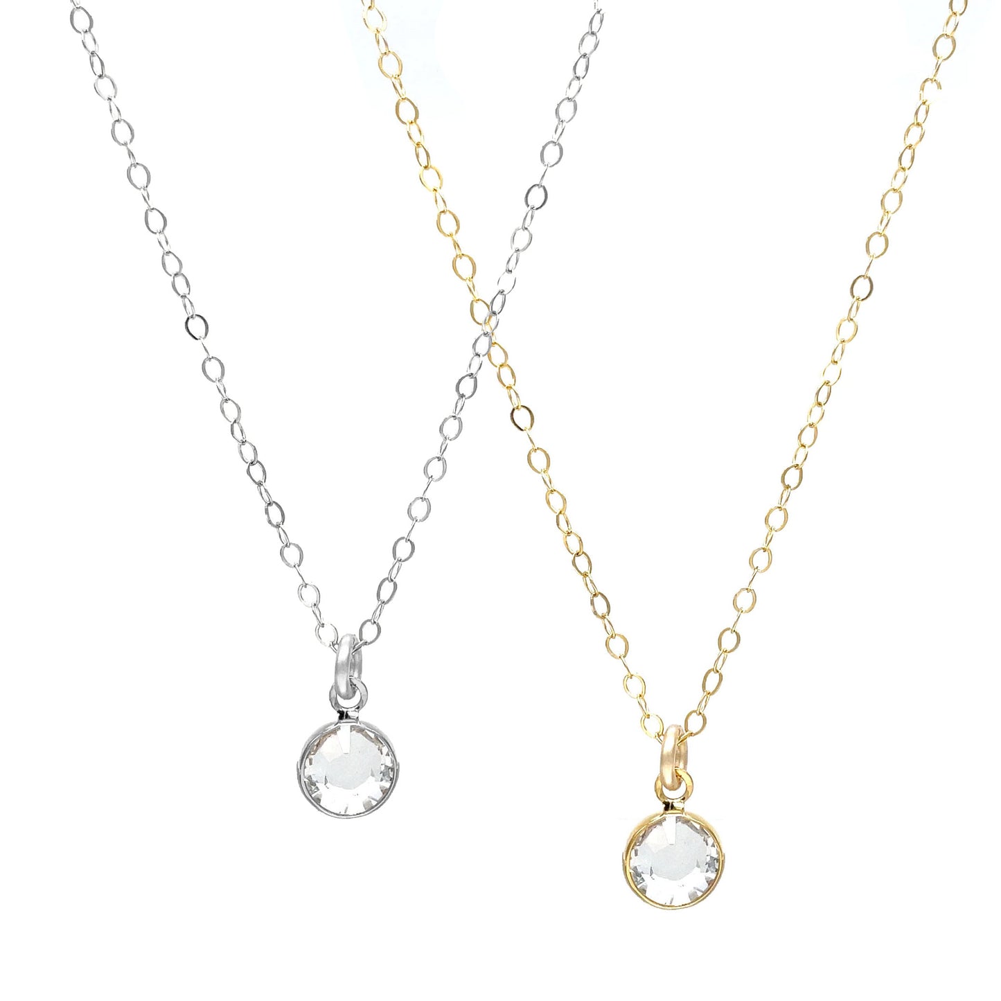 Necklace | Crystal Charm | Diamond