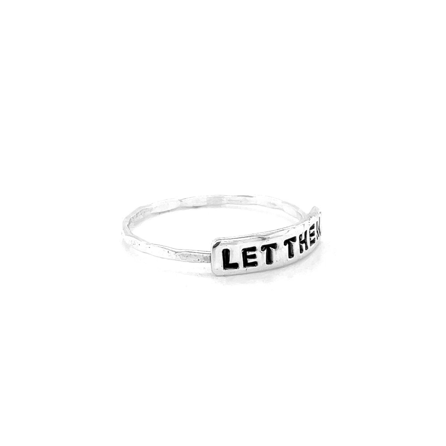 Stacking Ring | Text Ring | Let Them