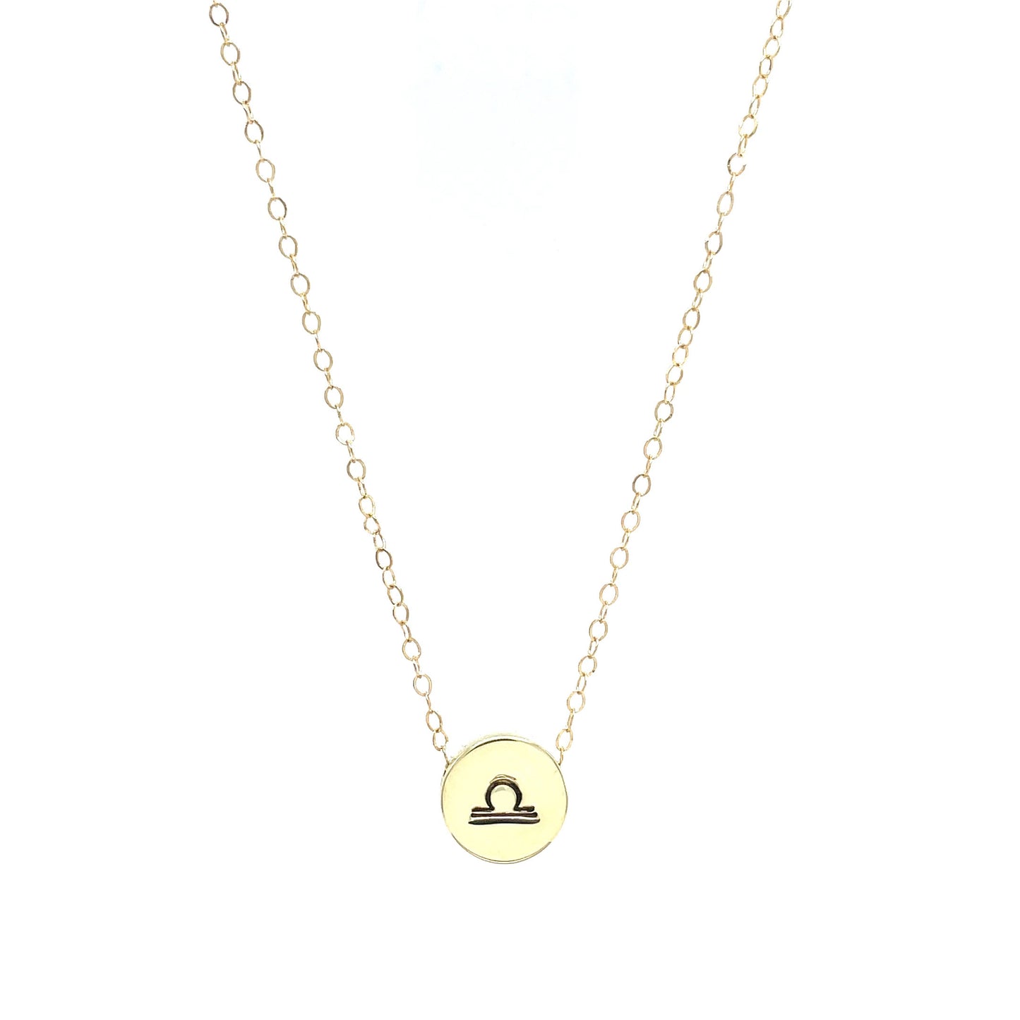 Necklace | Third Inch Sliding Charm | Libra