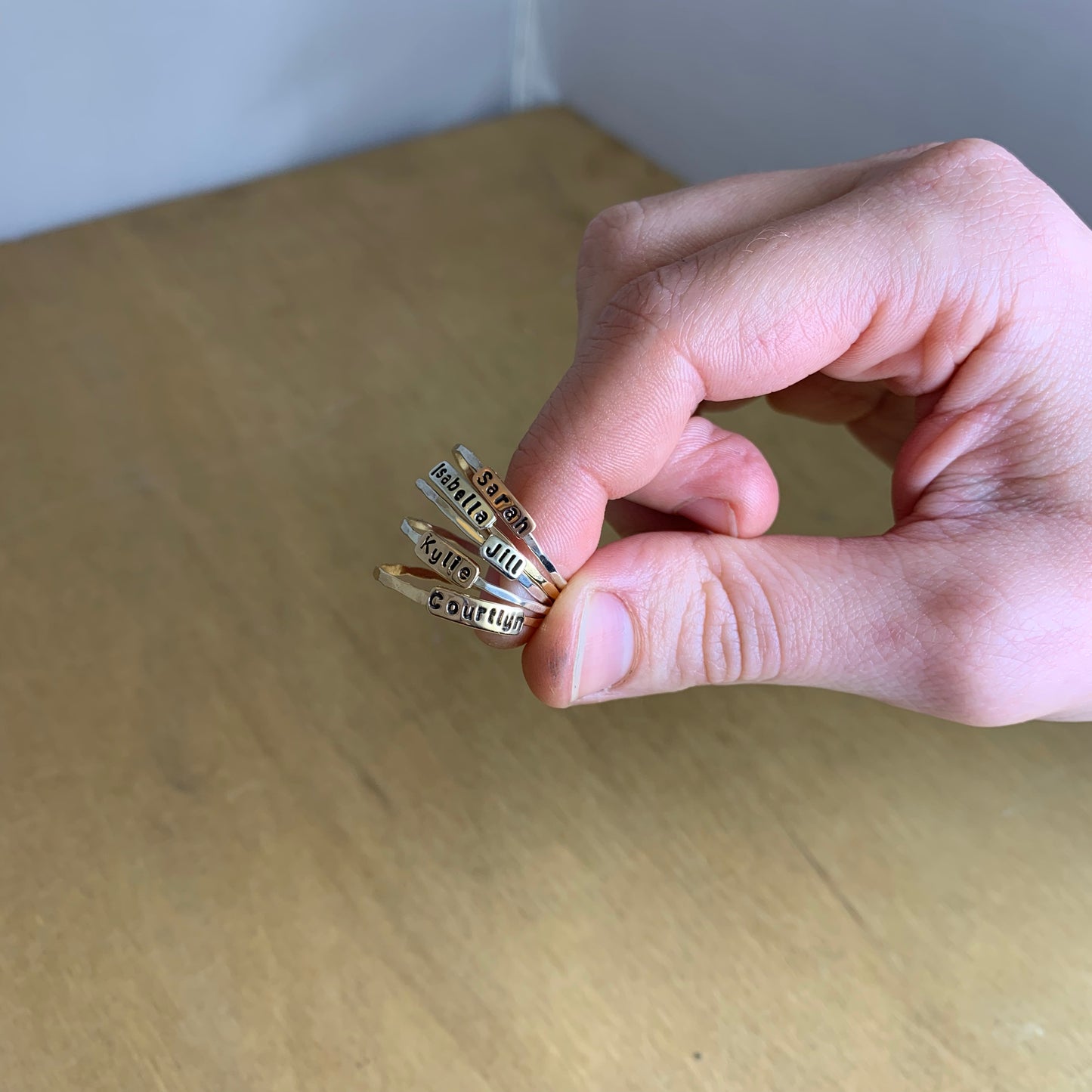Build Your Own | Stacking Ring | Text Ring