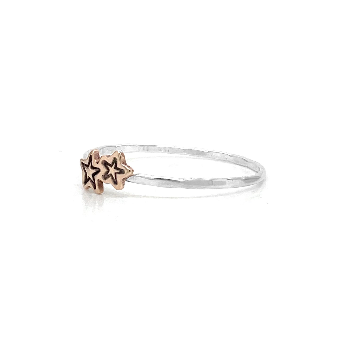 Stacking Ring | Charm Ring | Double Stars