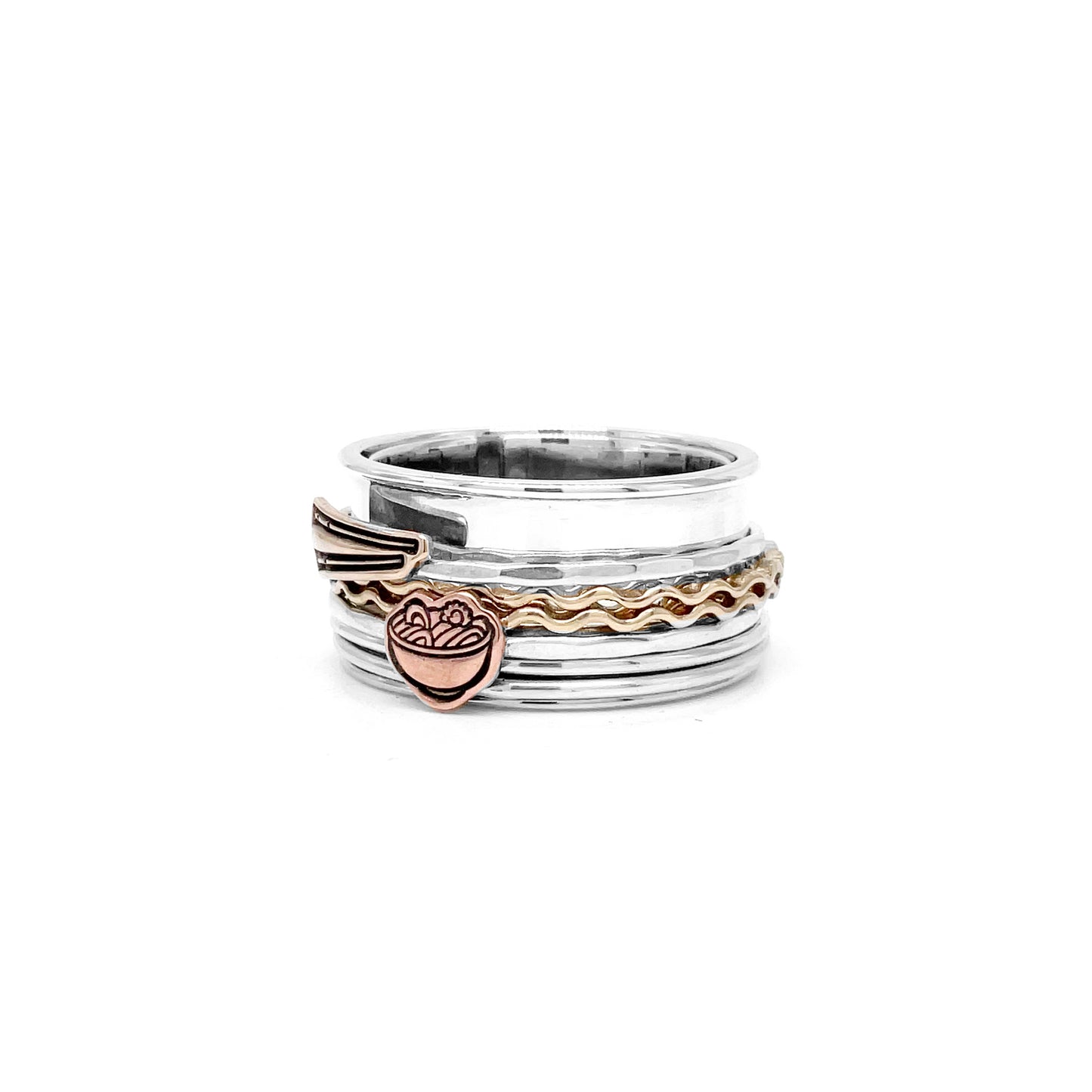 Fidget Ring | Spinner | Ramen Noodles