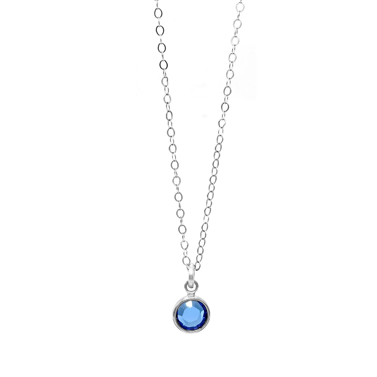 Necklace | Crystal Charm | Sapphire