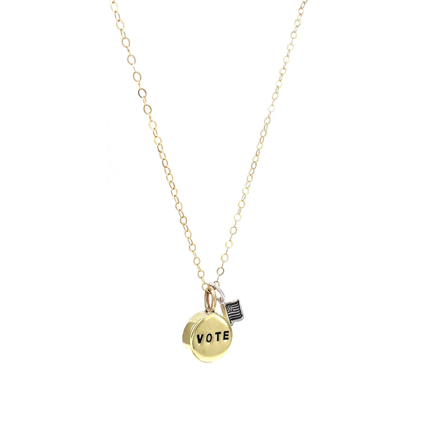 Necklace | Third Inch Bail Charm | VOTE