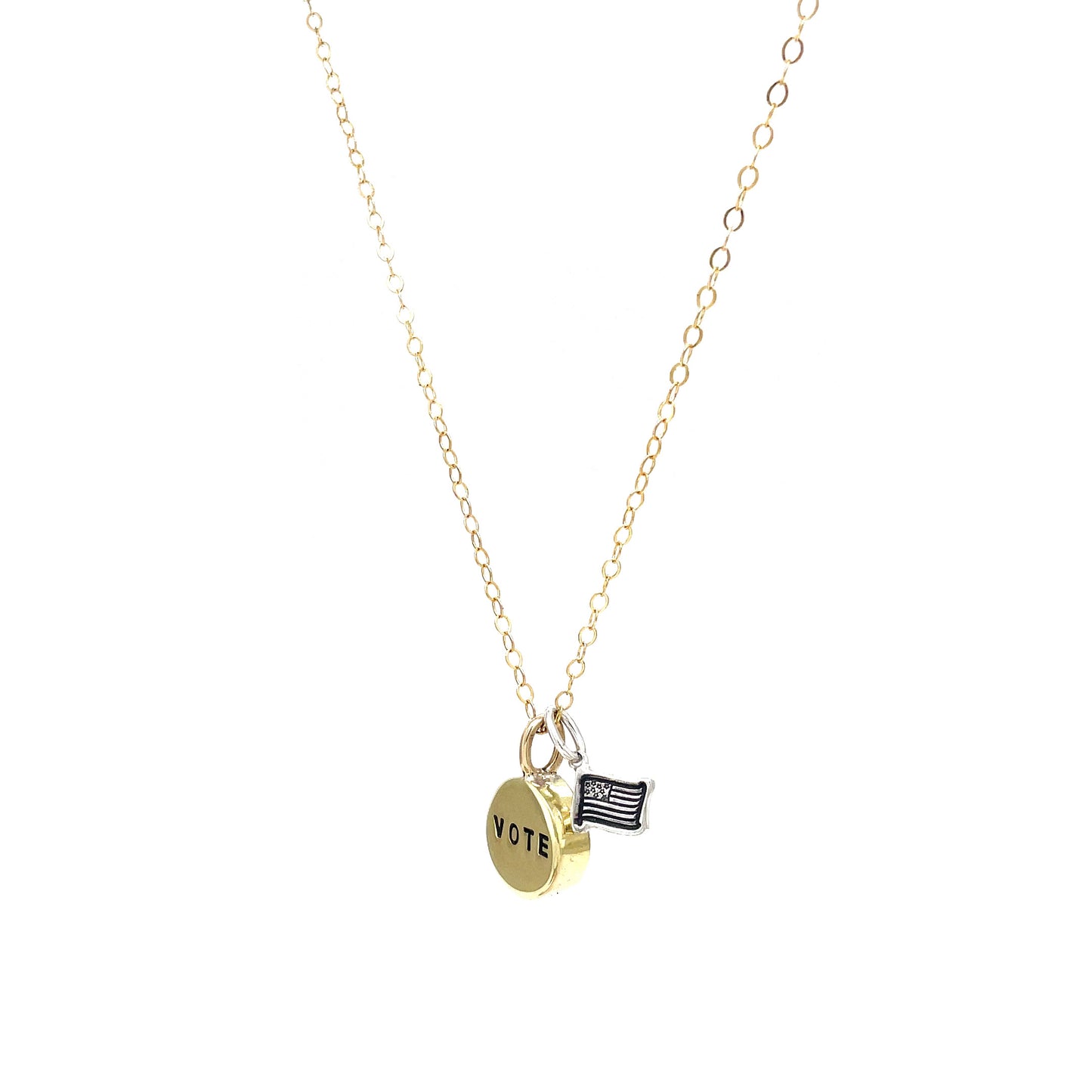 Necklace | Third Inch Bail Charm | VOTE