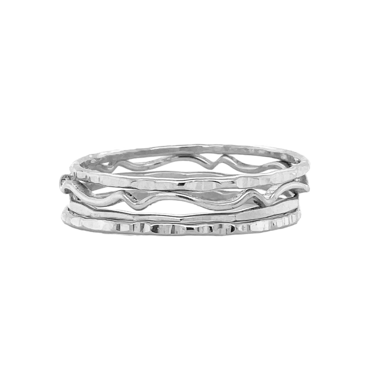 Stacking Ring Set | Shape | Wavy