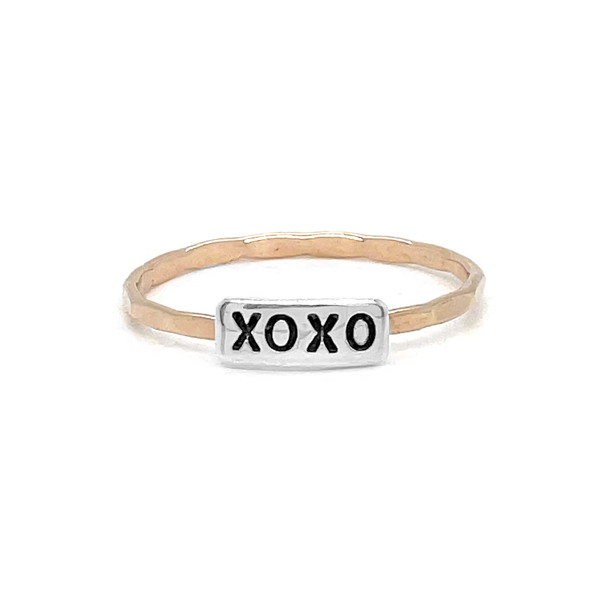 Hand-forged with care, this XOXO ring is a perfect reminder of love and passion—beautiful for gifting or self-love.