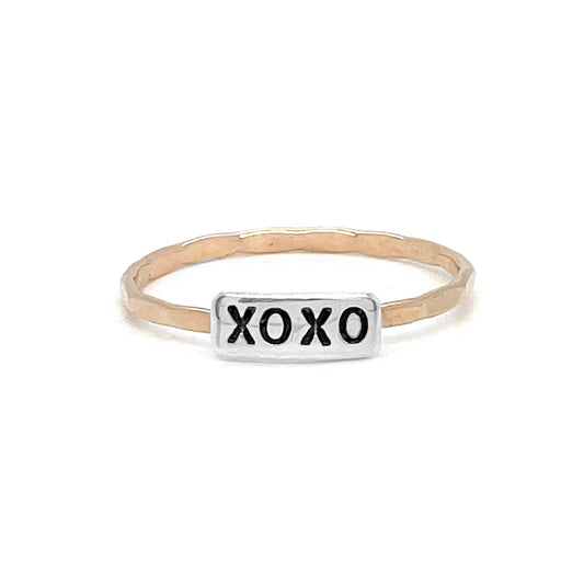 Hand-forged with care, this XOXO ring is a perfect reminder of love and passion—beautiful for gifting or self-love.