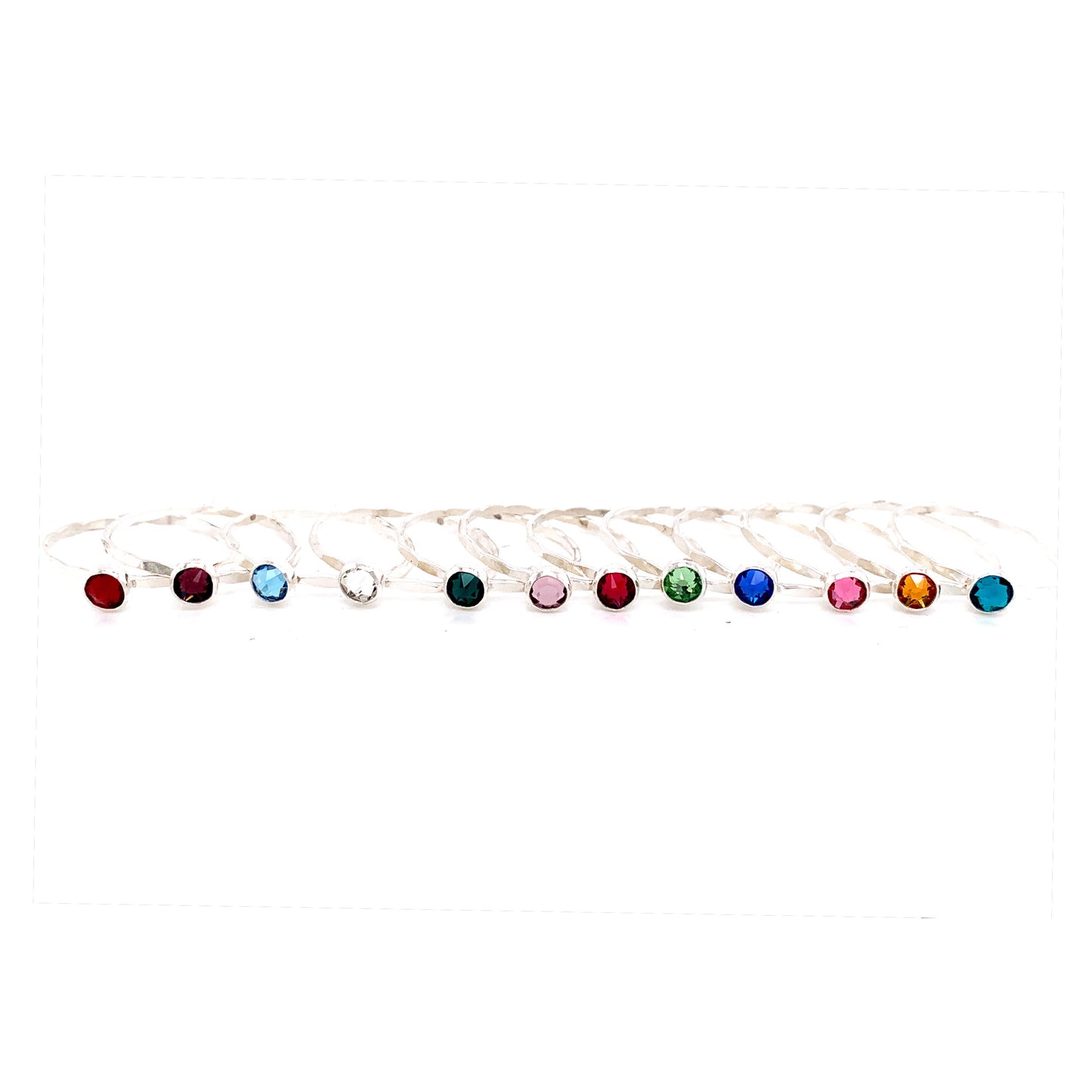 Build Your Own | Ring | Crystal Solitaire Stacking Ring
