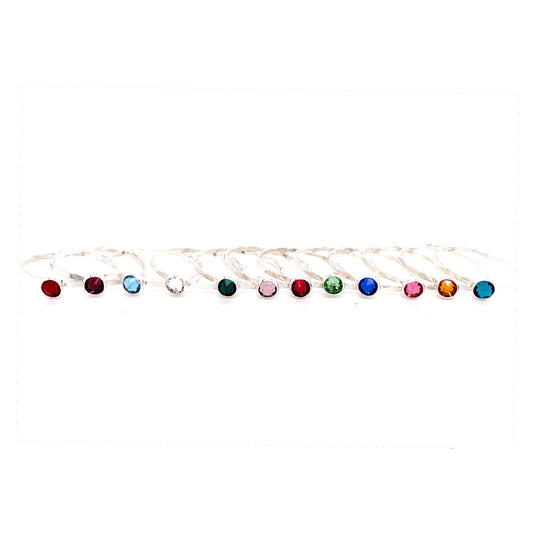 Build Your Own | Ring | Crystal Solitaire Stacking Ring