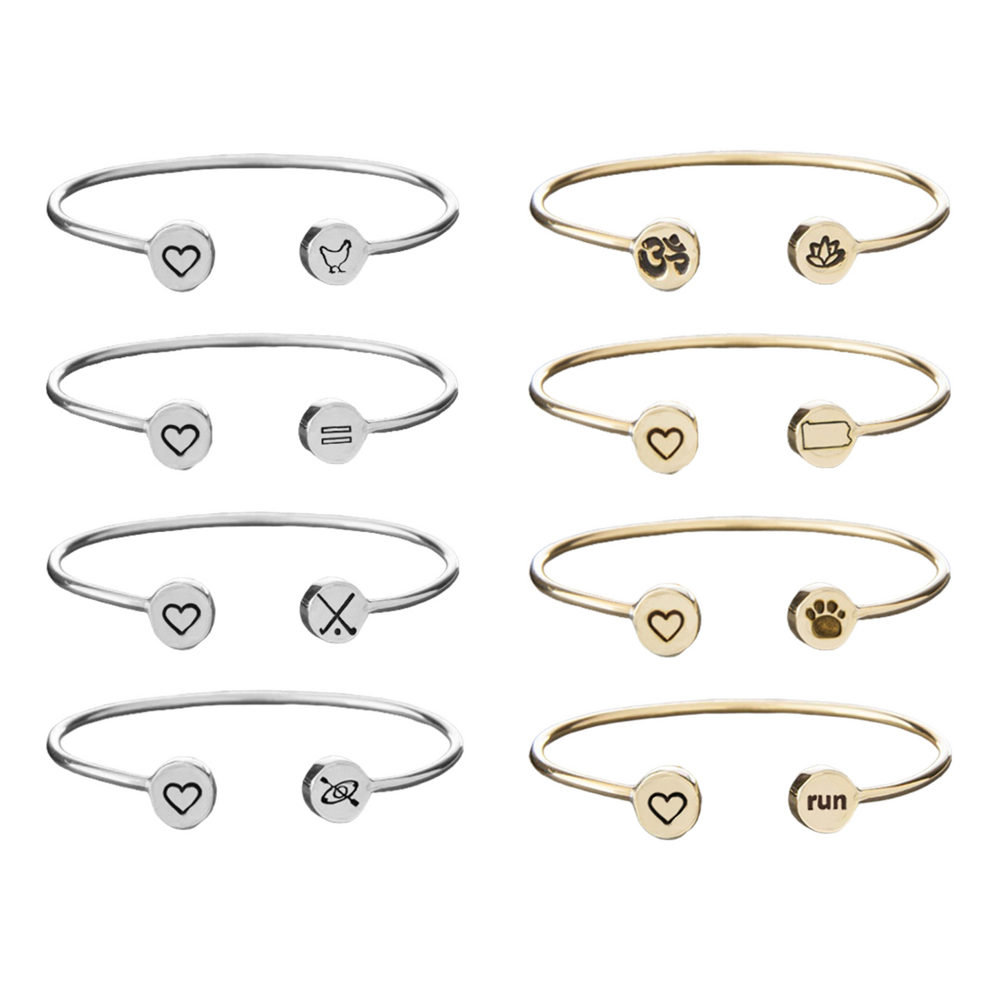 Build Your Own | Bracelet | Double Charm Cuff