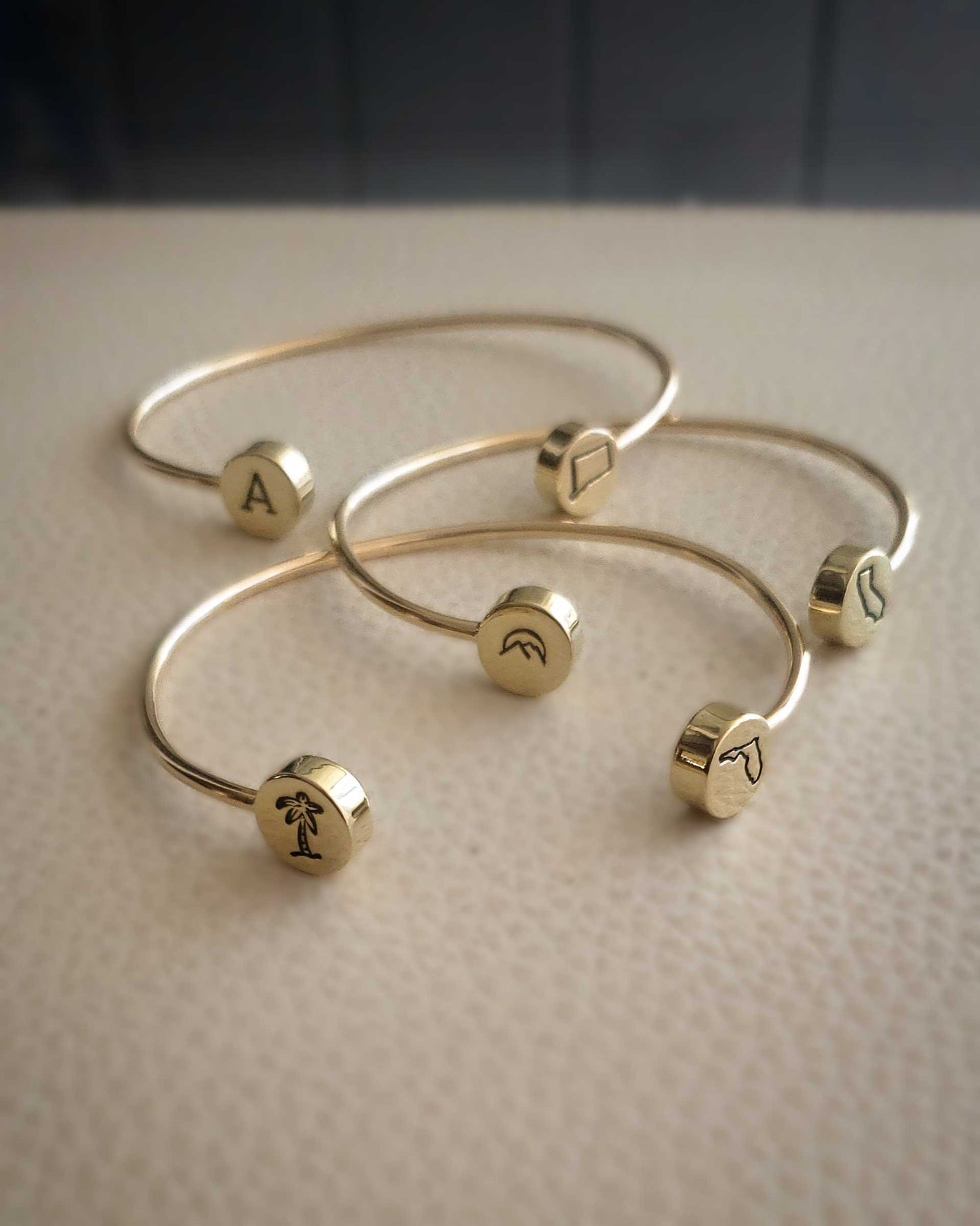 Bracelet | Double Charm Cuff | Field Hockey Personalizable