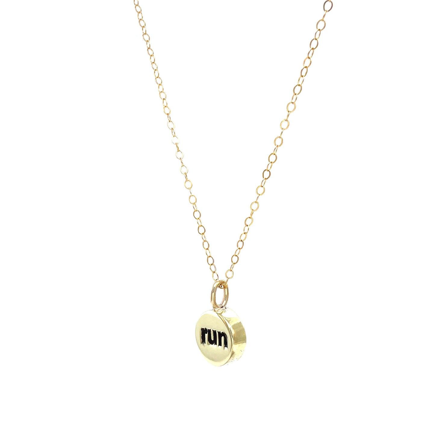Necklace | Third Inch Bail Charm | Run