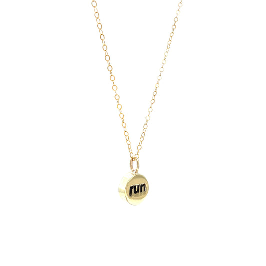 Necklace | Third Inch Bail Charm | Run