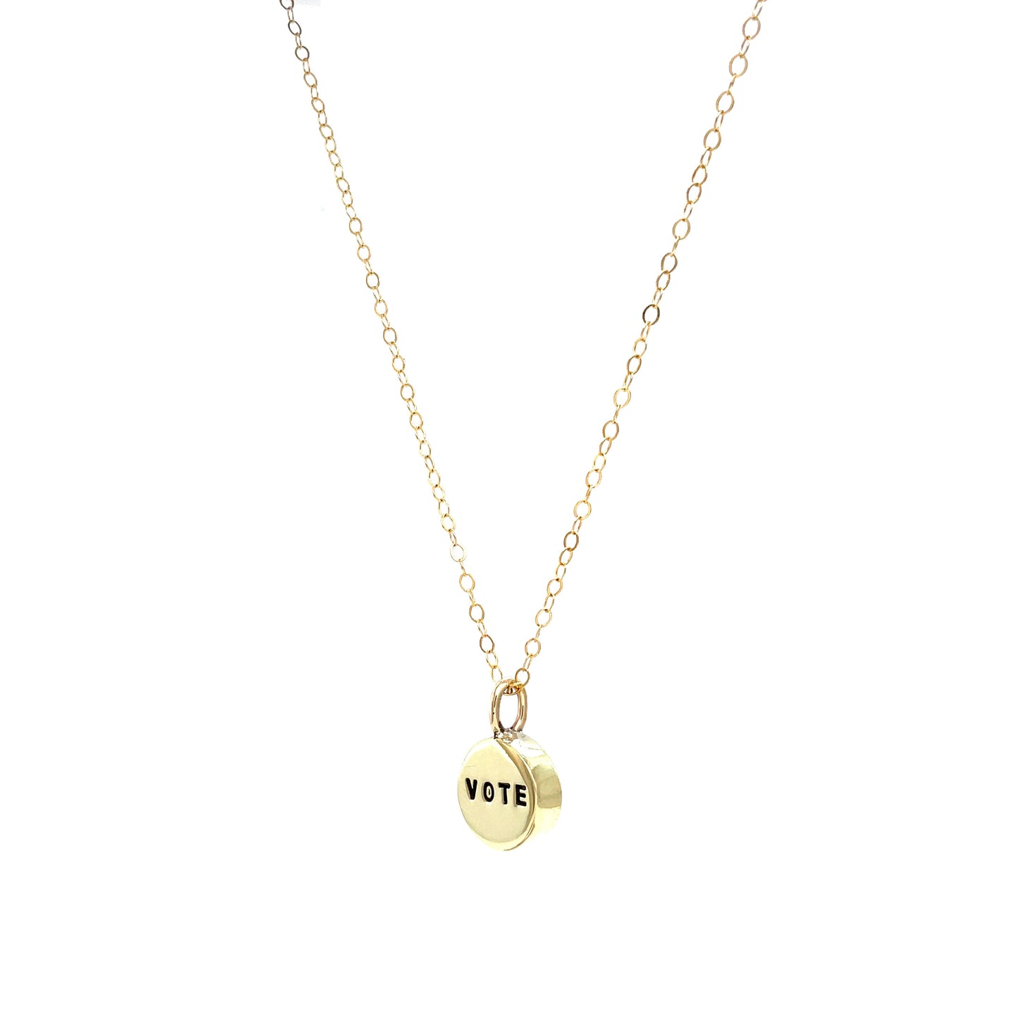 Necklace | Third Inch Bail Charm | VOTE