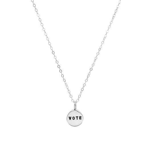 Necklace | Third Inch Bail Charm | VOTE