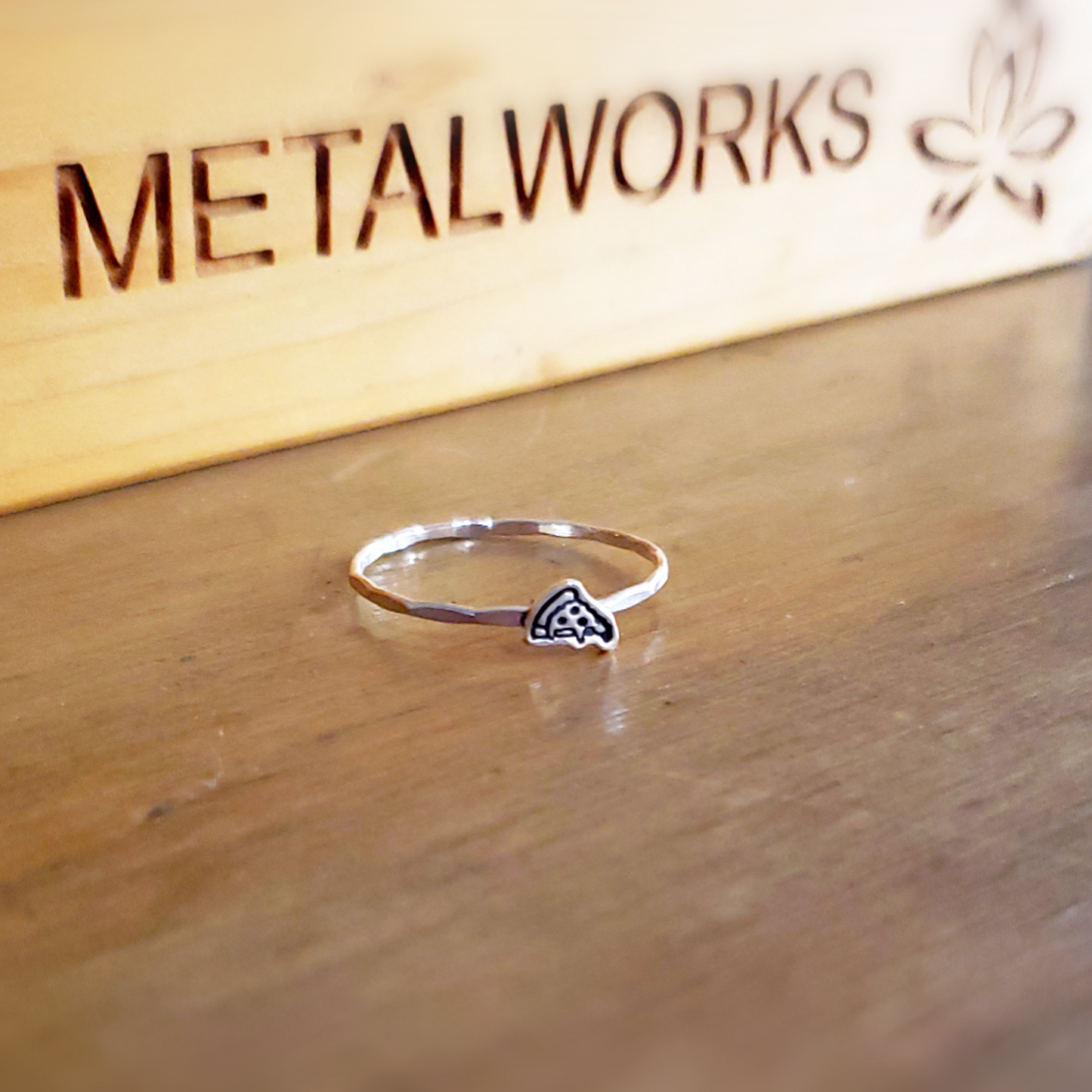 Stacking Ring | Charm Ring | Pizza