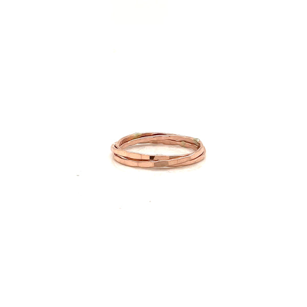 Fidget Ring | Rolling | Rose Gold-filled – House of Metalworks