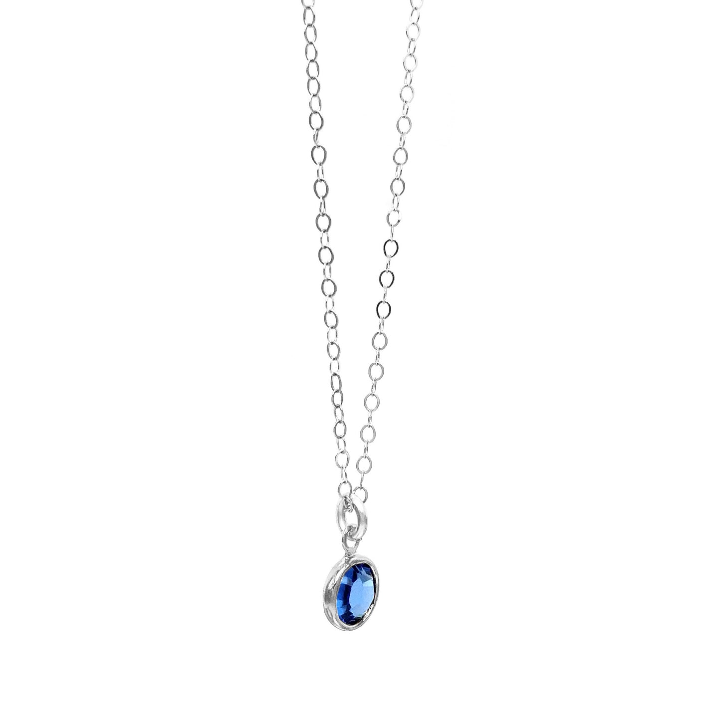 Necklace | Crystal Charm | Sapphire