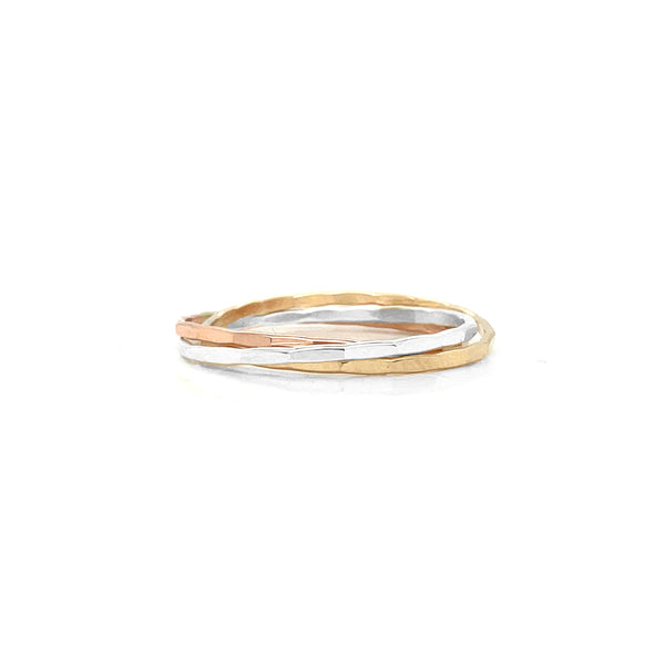 Fidget Ring | Rolling | Tri-Color – House of Metalworks